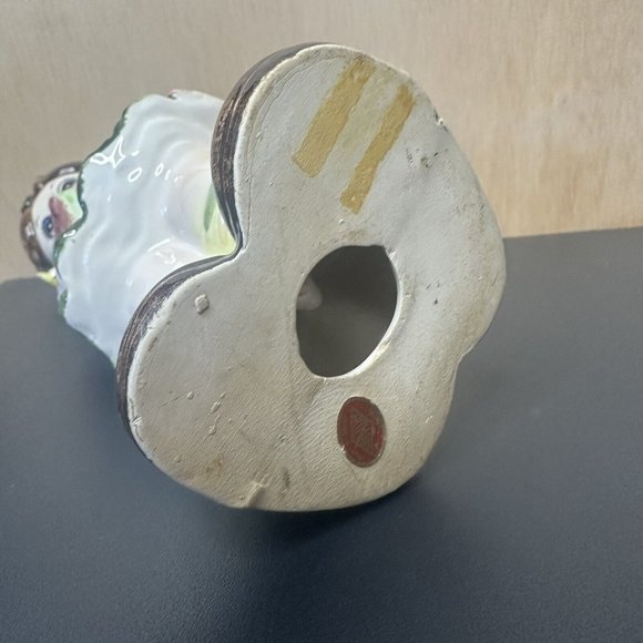 Ceramic Vintage Artmark Girl Made In Japan Hand Painted 8” Tiny Chip On Book - Picture 10 of 11